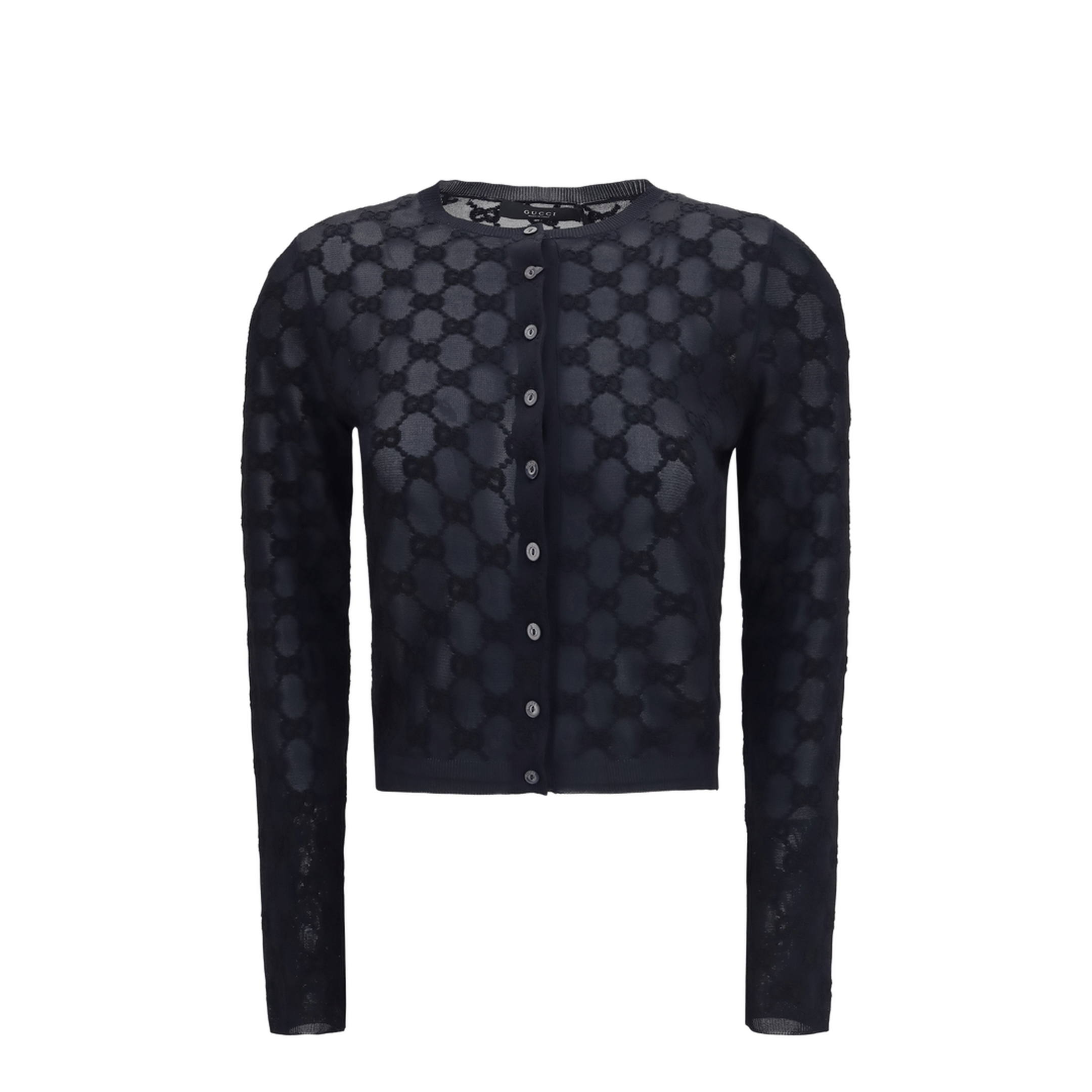 Gucci All - Over Viscose Crepe Cardigan