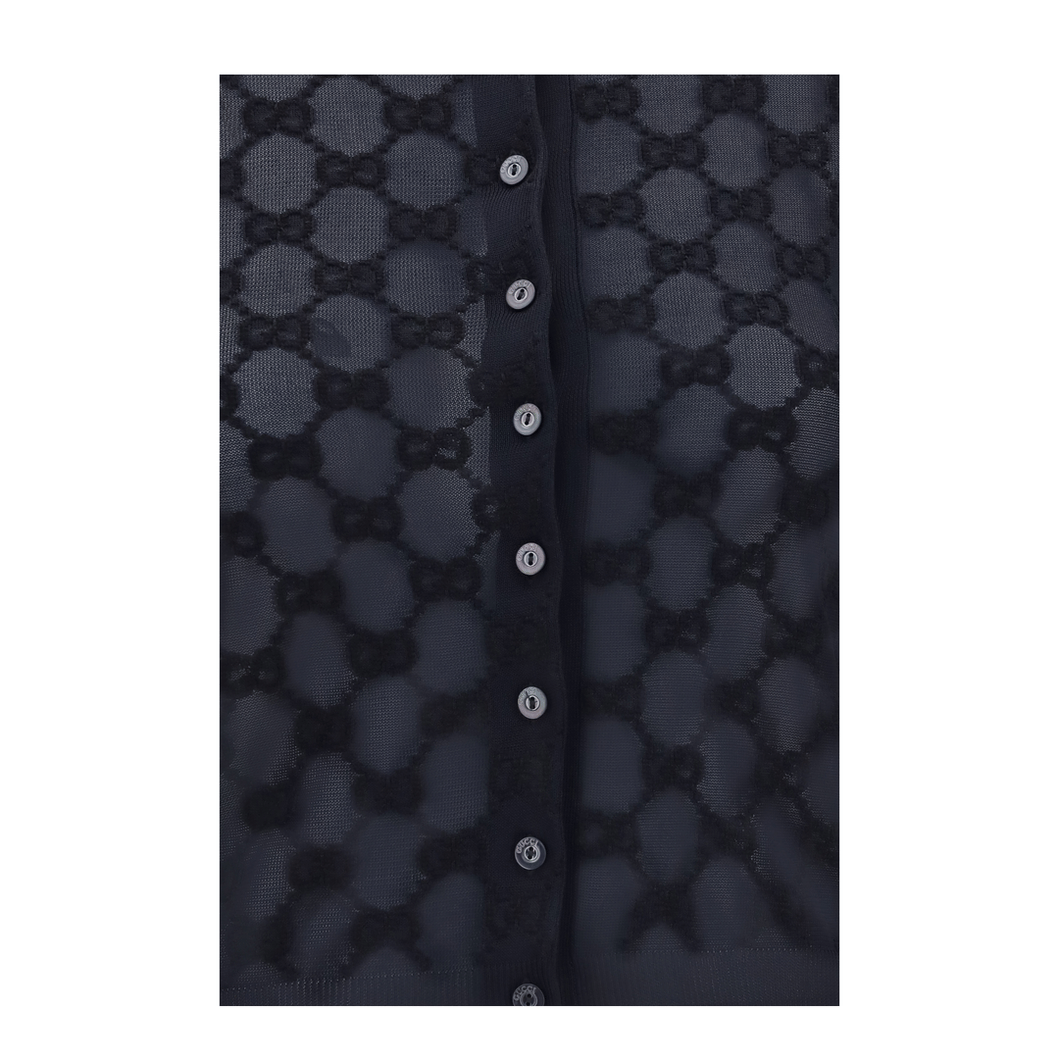 Gucci All - Over Viscose Crepe Cardigan