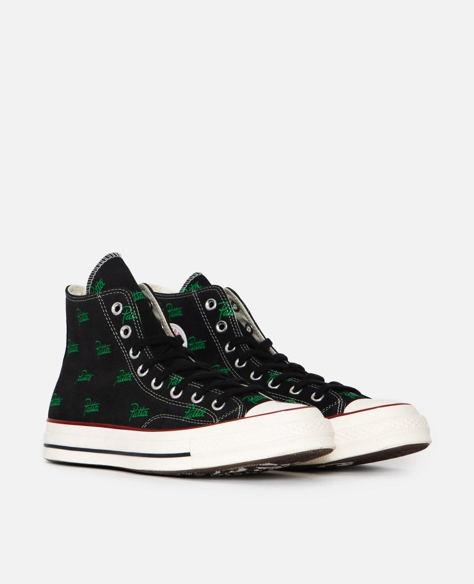 Converse Patta x Converse Chuck 70 Hi (Black/Jolly Green)