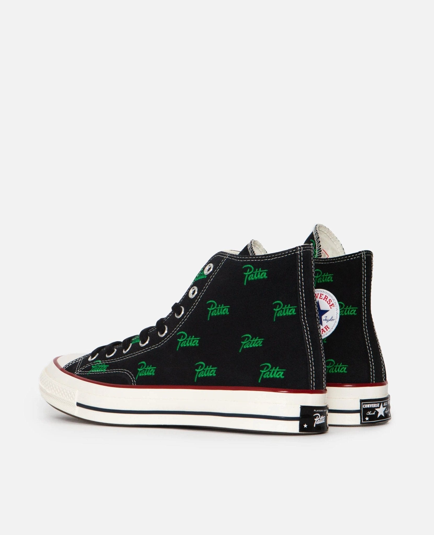 Converse Patta x Converse Chuck 70 Hi (Black/Jolly Green)