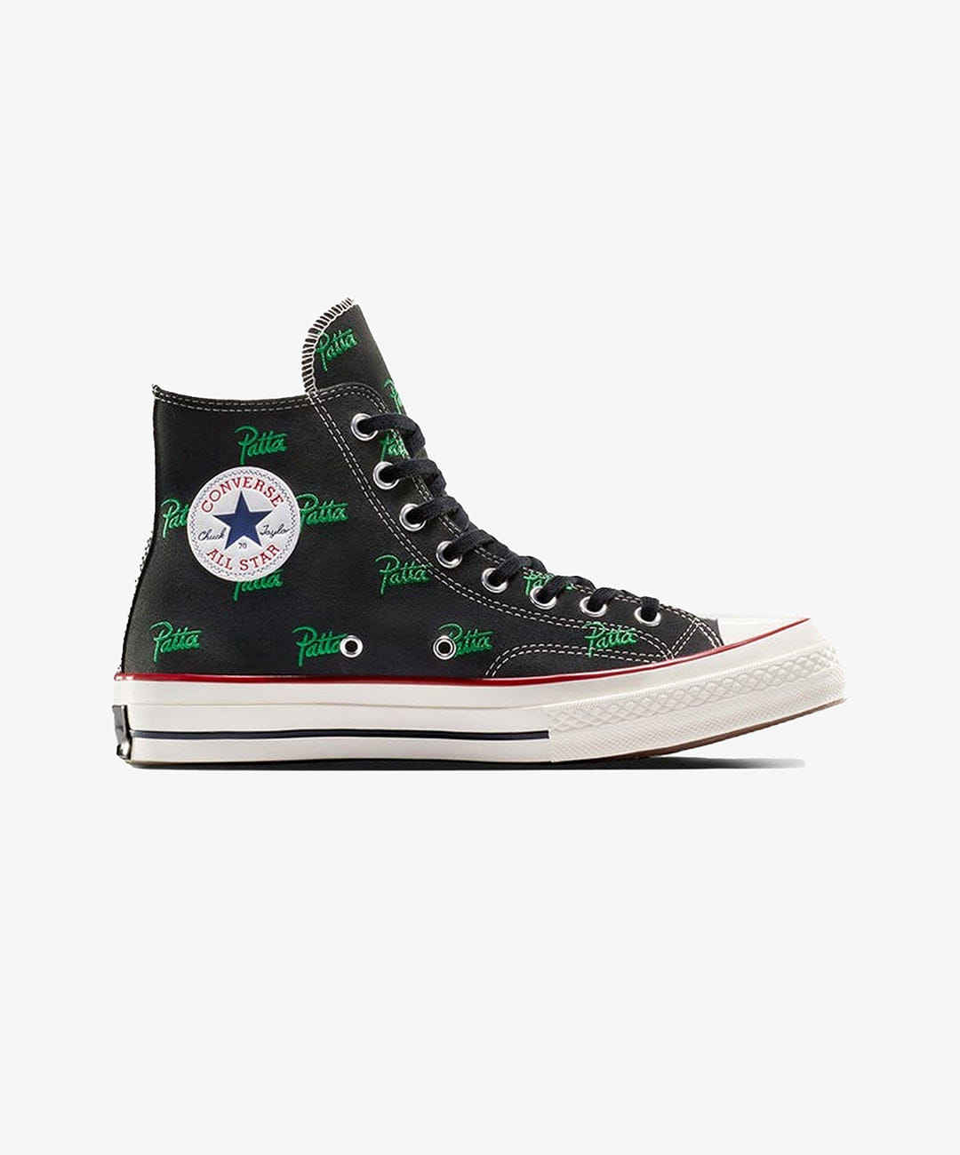 CONVERSE | x PATTA CHUCK 70 { BLACK/GREEN
