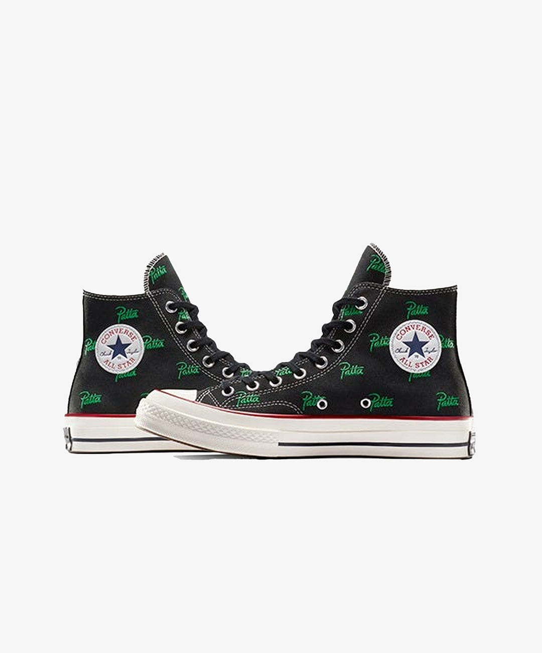 CONVERSE | x PATTA CHUCK 70 { BLACK/GREEN