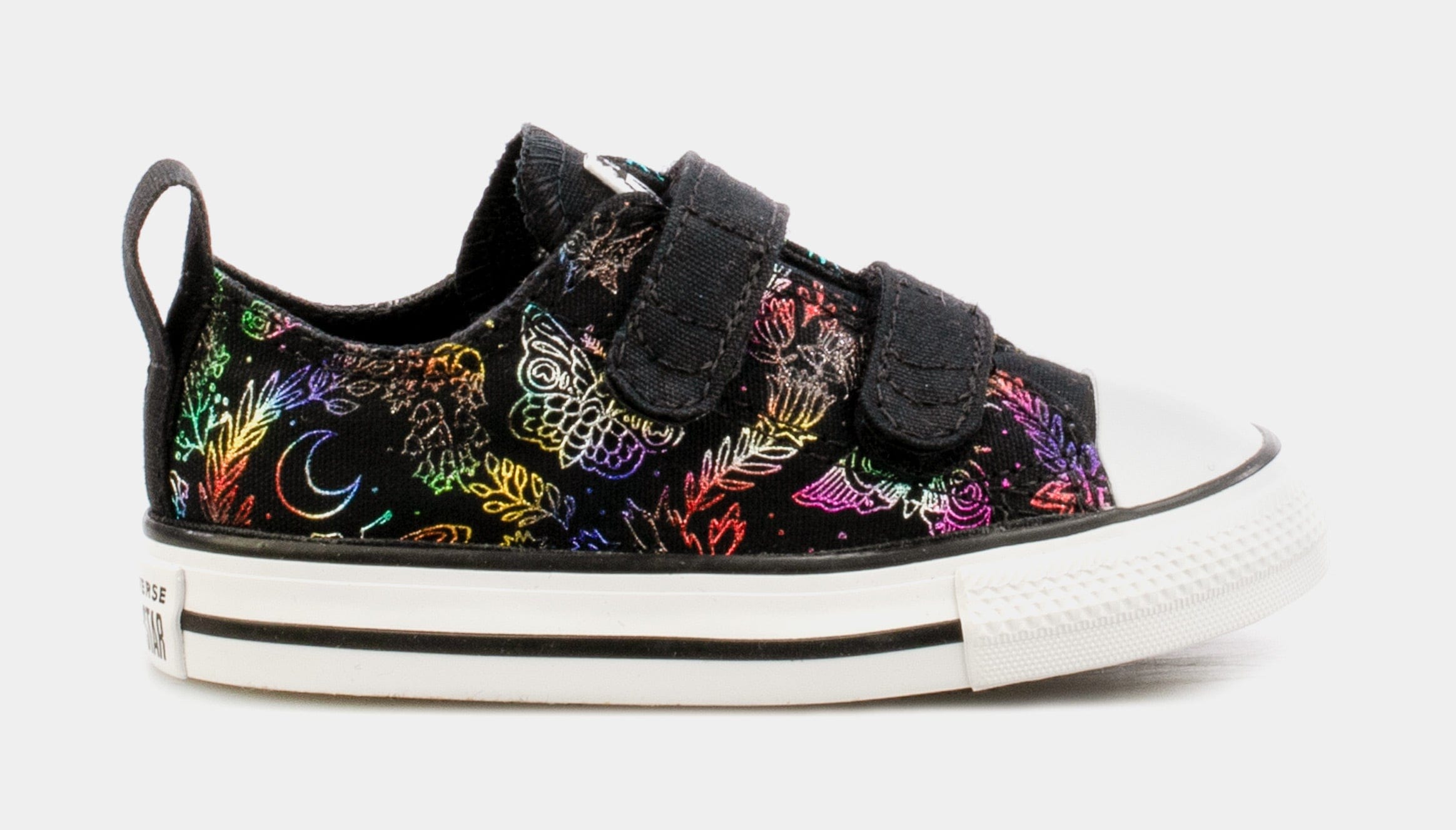 Converse All Star 2V Infant Toddler Lifestyle Shoes (Black)