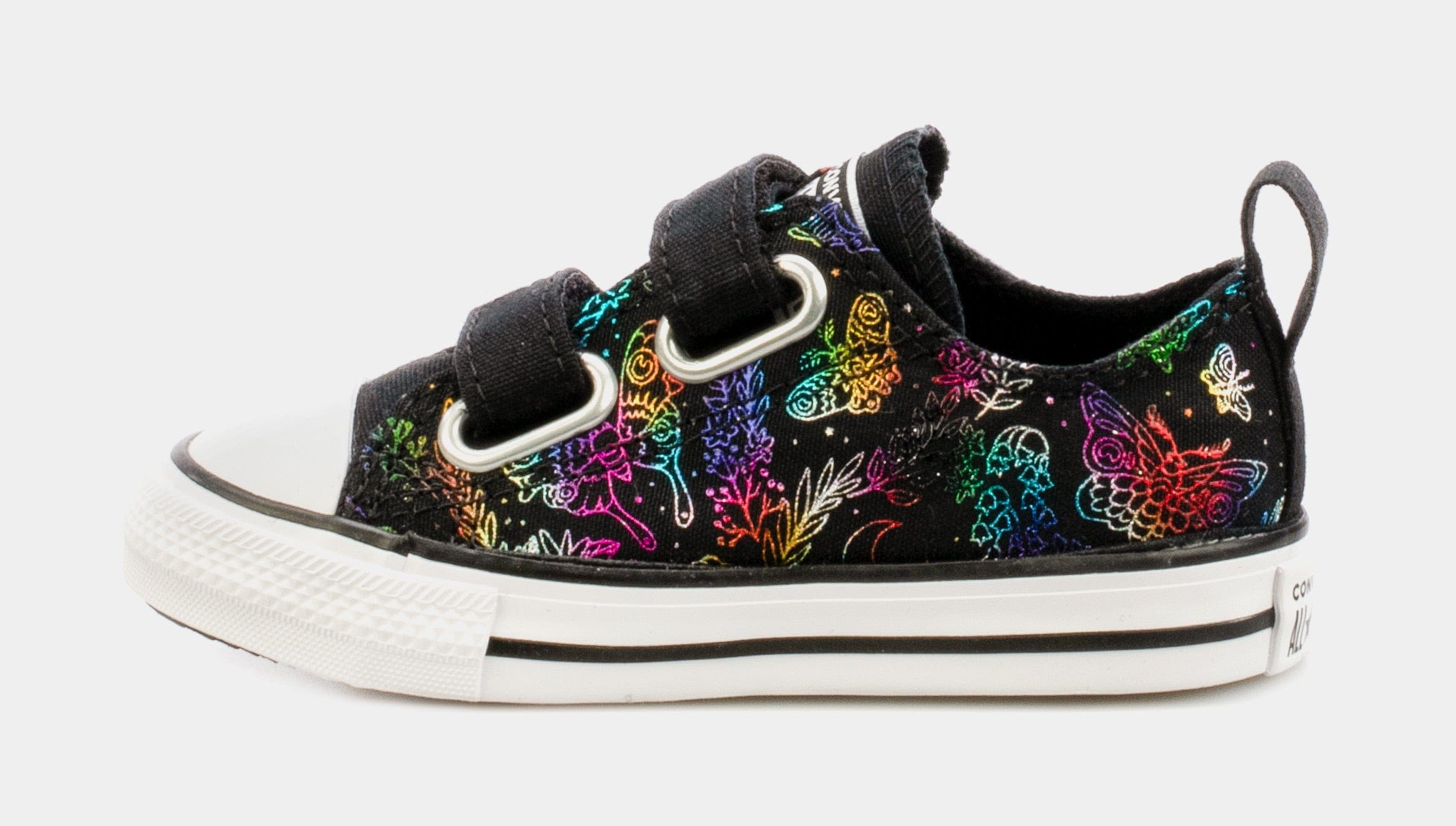 Converse All Star 2V Infant Toddler Lifestyle Shoes (Black)
