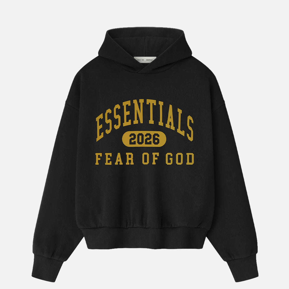Fear of God Essentials Classic Hoodie - Vintage BLACK