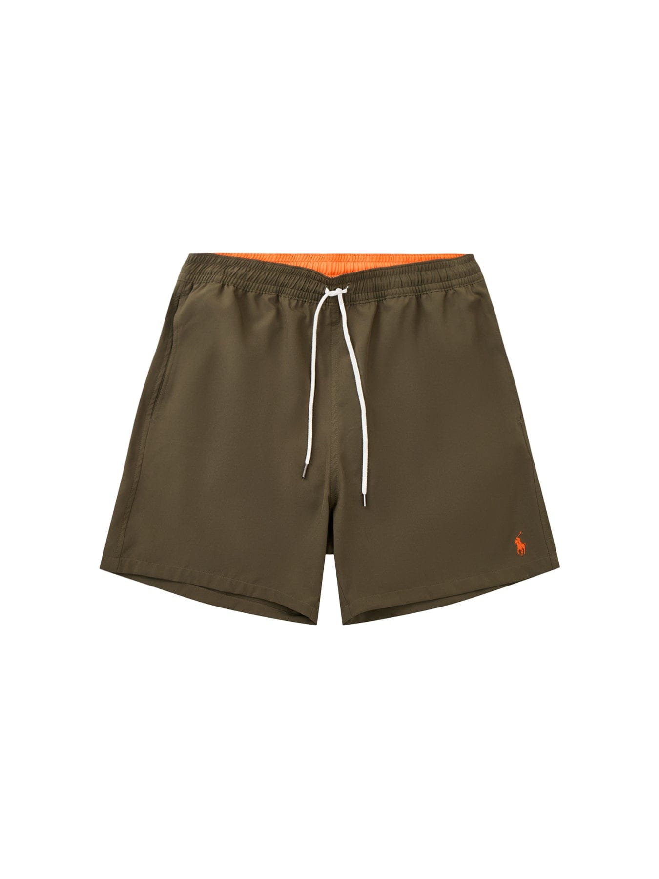 Polo Ralph Lauren Traveler Mid Length Swim Shorts Olive