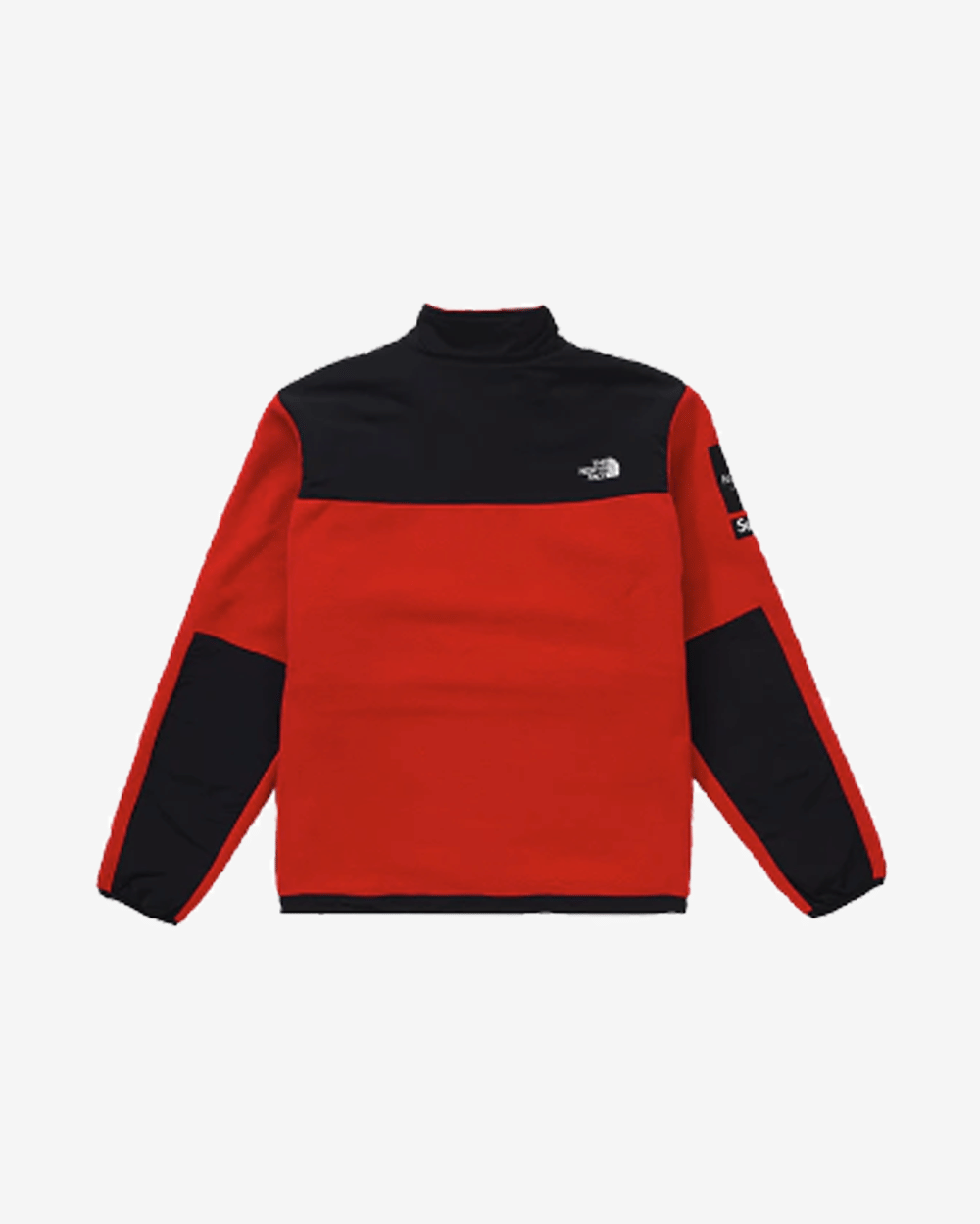 SUPREME x THE NORTH FACE SS19 ARC DENALI LOGO RED FLEECE JACKET -