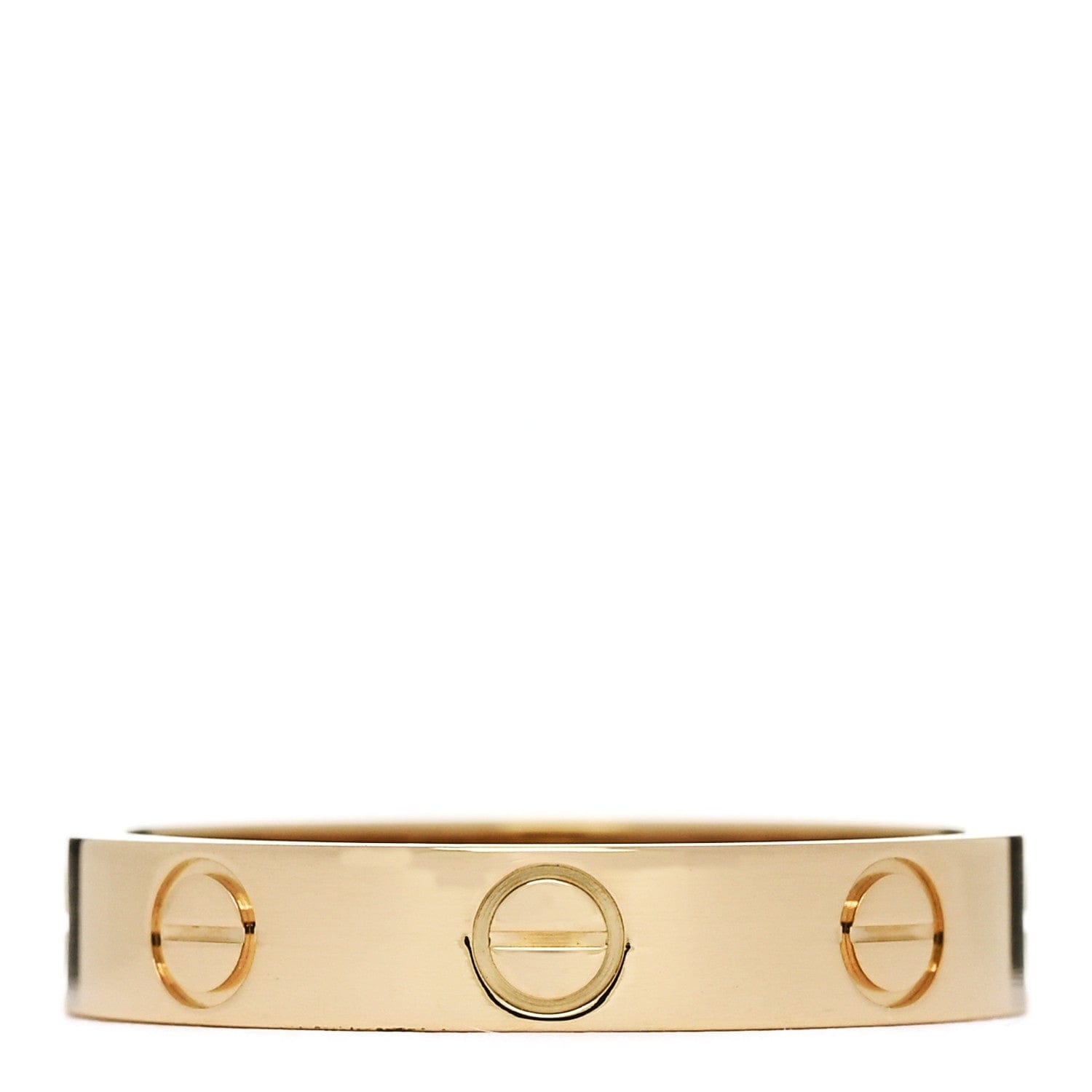 Cartier 18K Yellow Gold 3.5 mm LOVE Wedding Band Ring 53 6.5