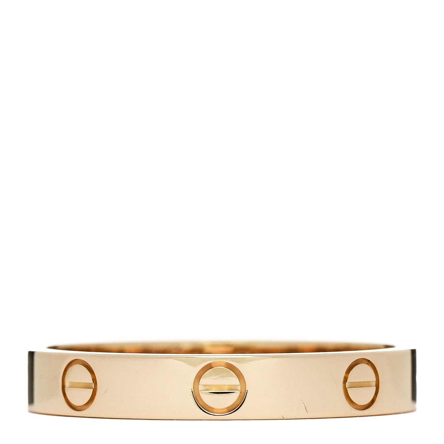 Cartier 18K Yellow Gold 3.5 mm LOVE Wedding Band Ring 63 10.25