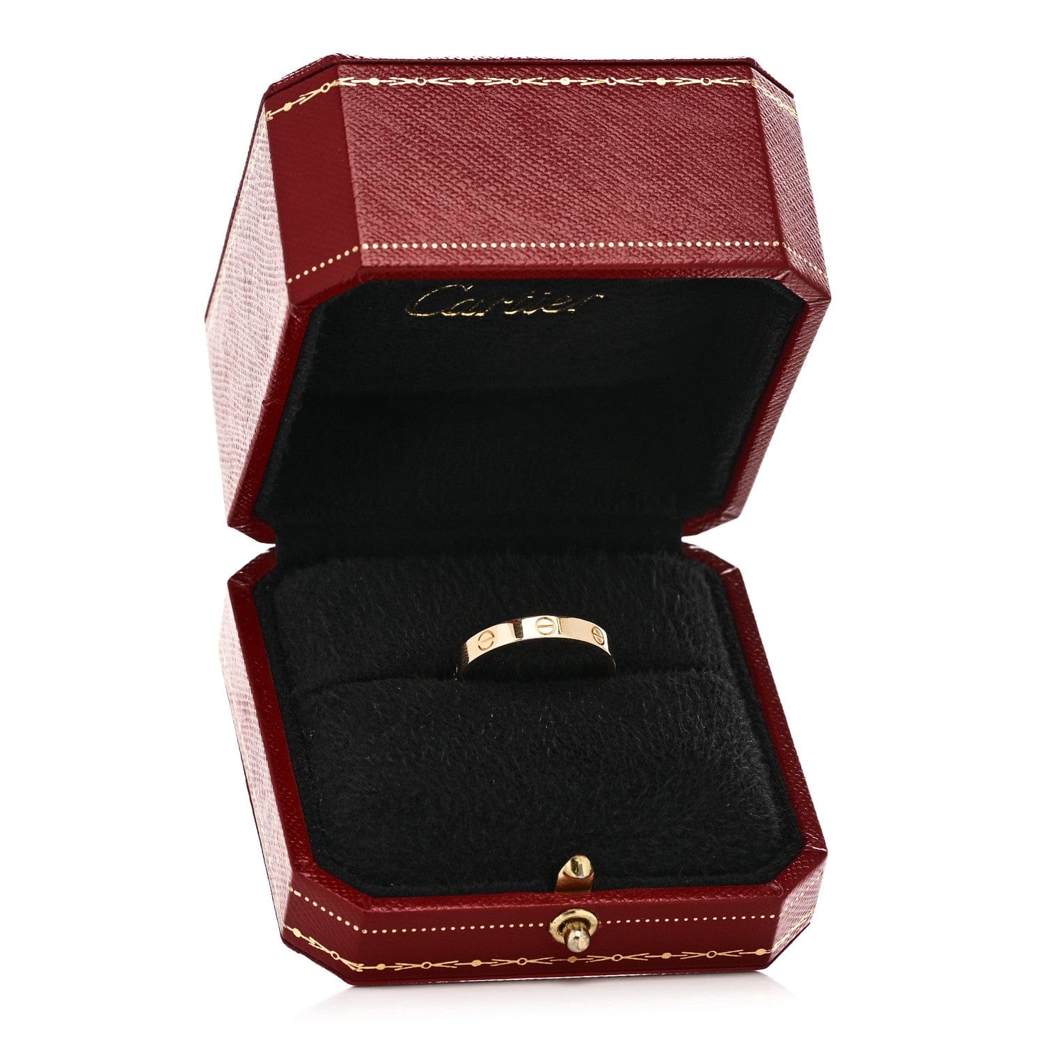 Cartier 18K Yellow Gold 3.5 mm LOVE Wedding Band Ring 63 10.25