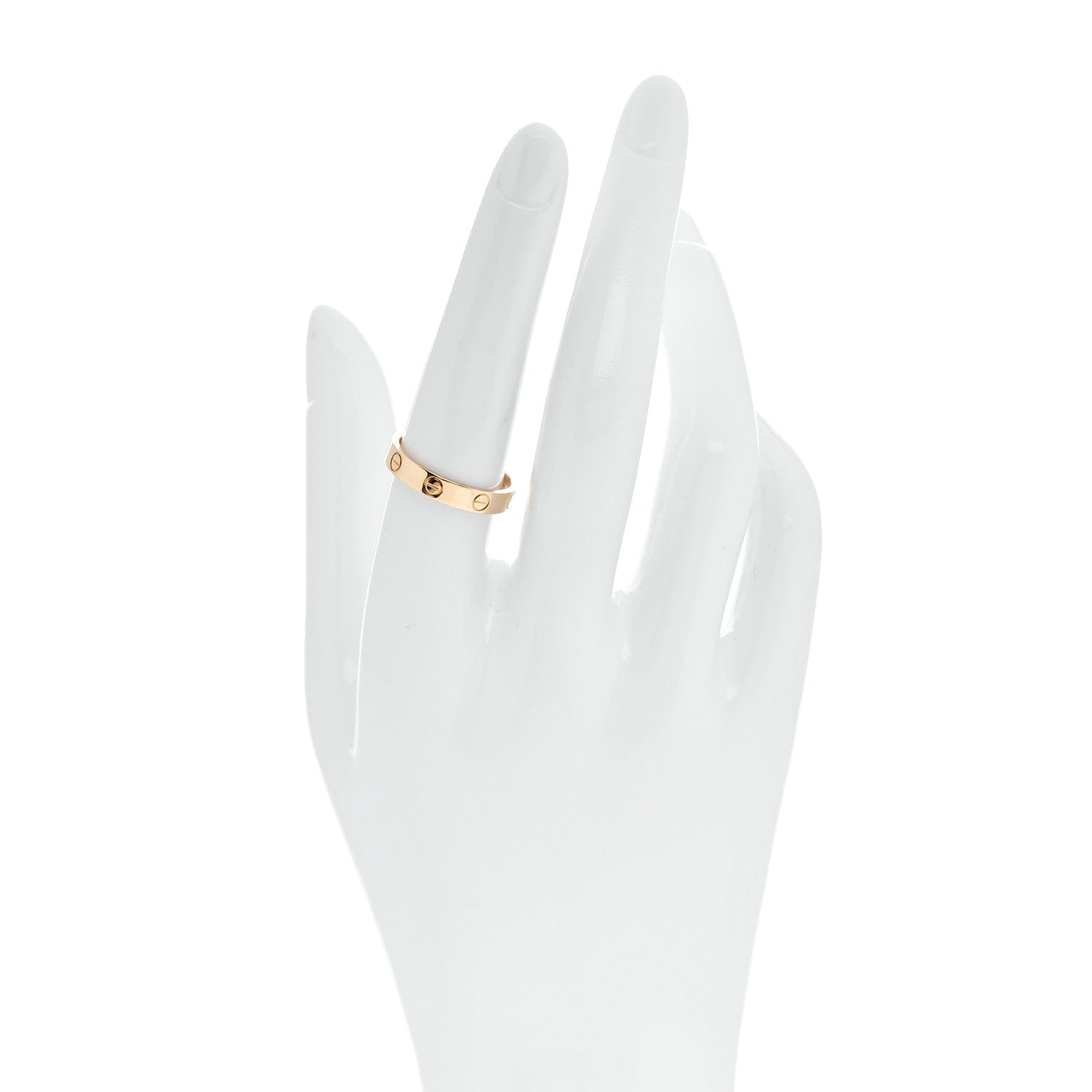 Cartier 18K Yellow Gold 3.5 mm LOVE Wedding Band Ring 55 7.25
