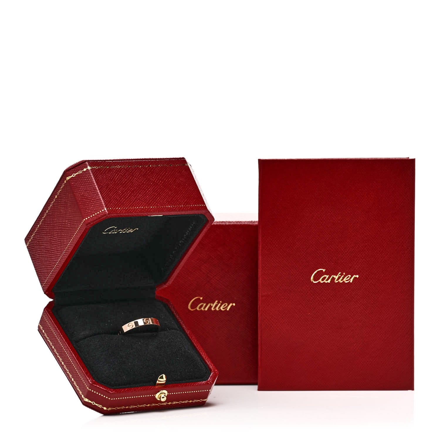 Cartier 18K Yellow Gold 3.5 mm LOVE Wedding Band Ring 55 7.25