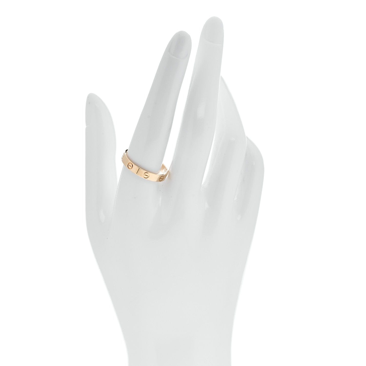 Cartier 18K Yellow Gold 3.5 mm LOVE Wedding Band Ring 61 9.5