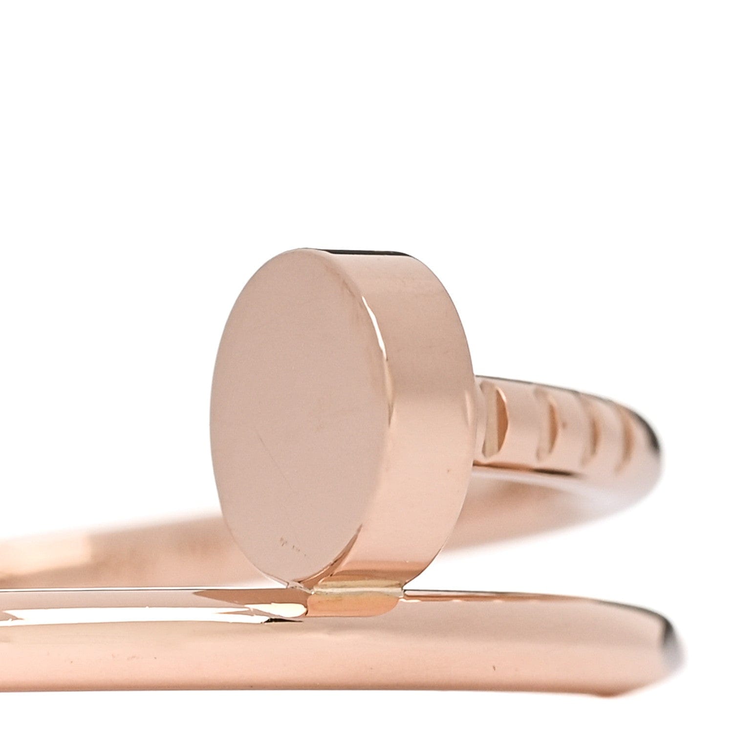 Cartier 18K Pink Gold Small Juste Un Clou Ring 55 7.25