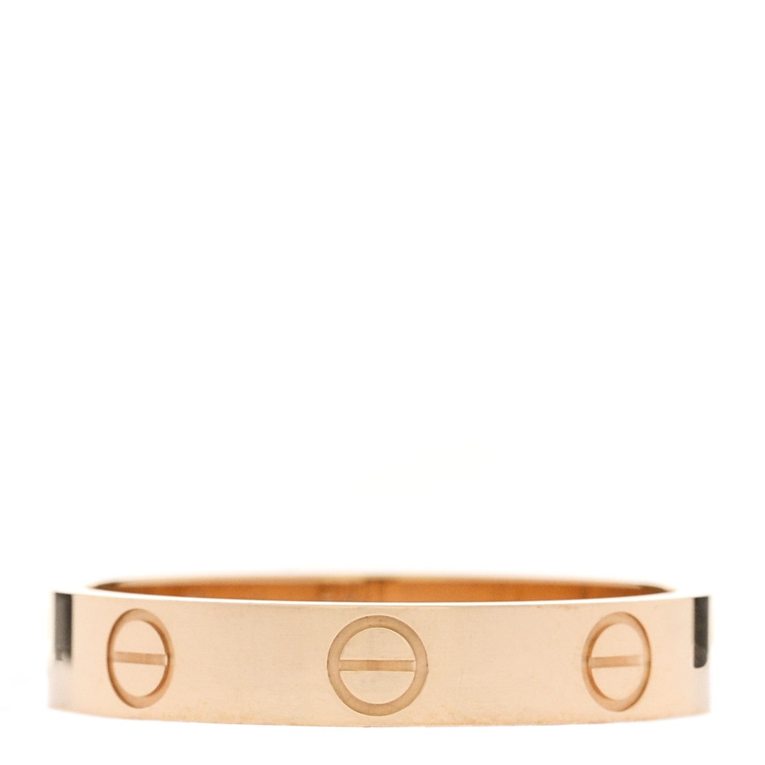 Cartier 18K Yellow Gold 3.5 mm LOVE Wedding Band Ring 56 7.5