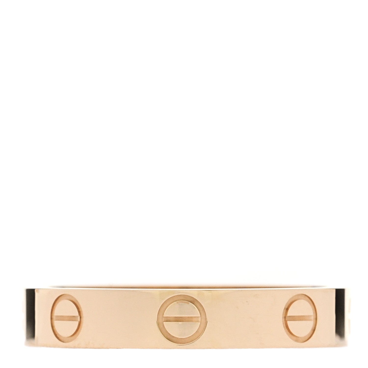 Cartier 18K Yellow Gold 3.5 mm LOVE Wedding Band Ring 56 7.5