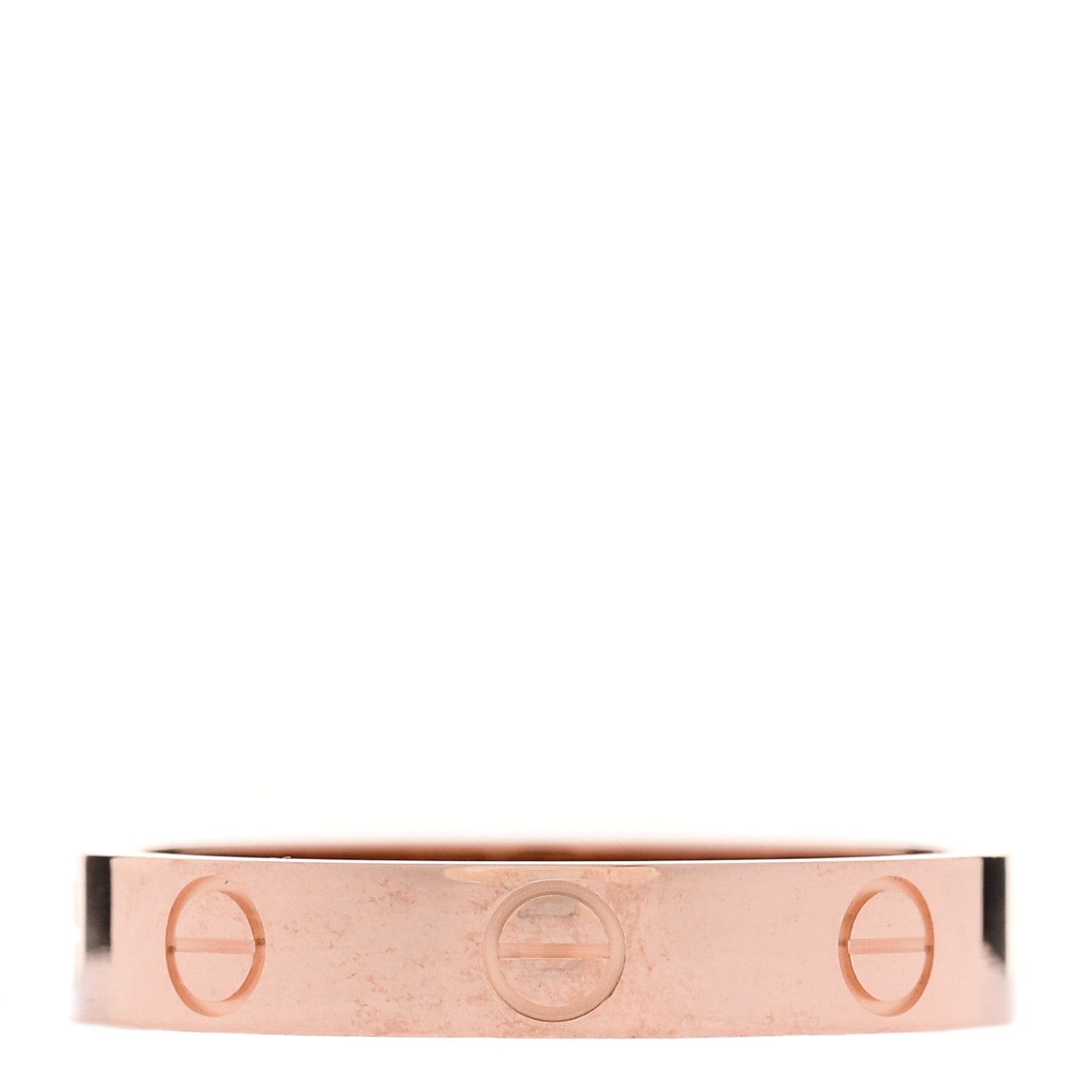 Cartier 18K Pink Gold 3.5 mm LOVE Wedding Band Ring 55 7.25