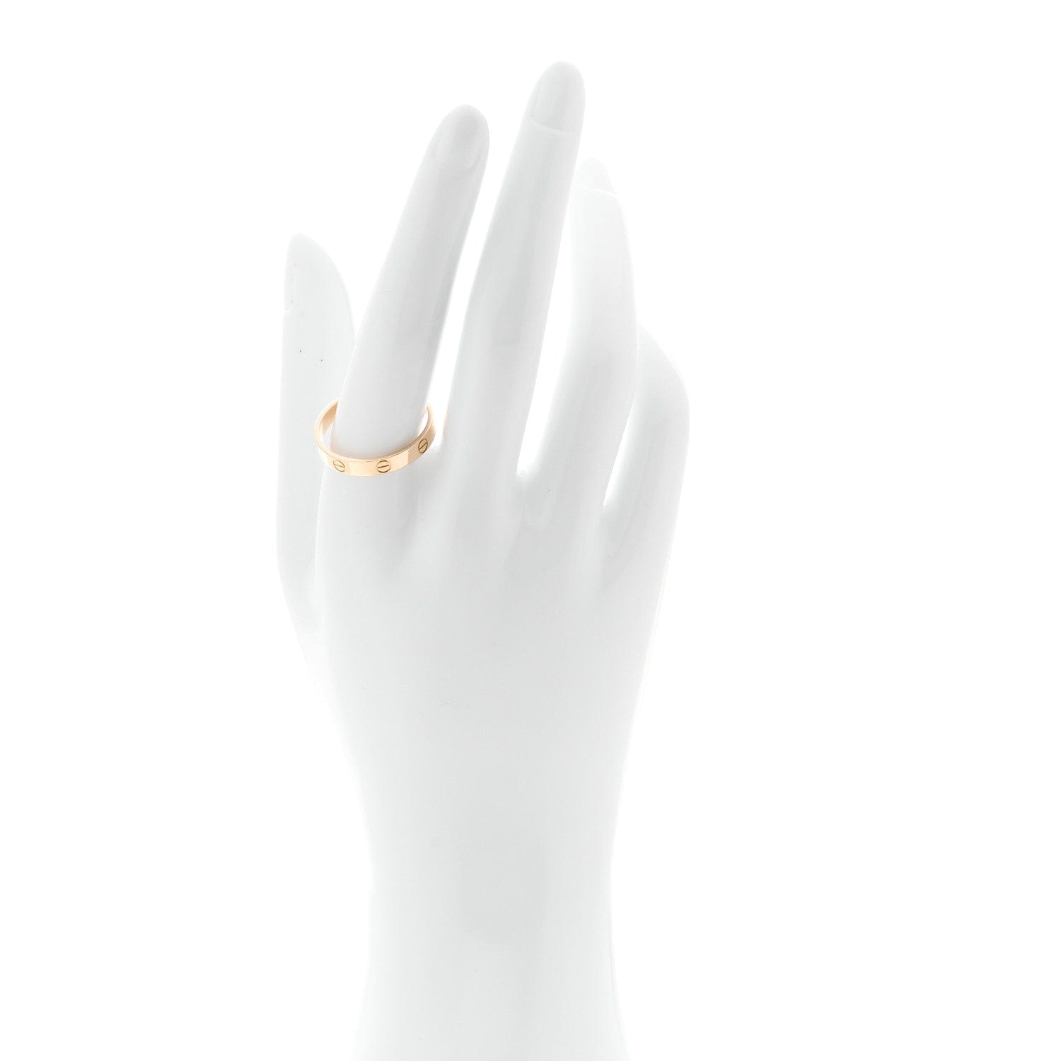 Cartier 18K Yellow Gold 3.5 mm LOVE Wedding Band Ring 64 10.75