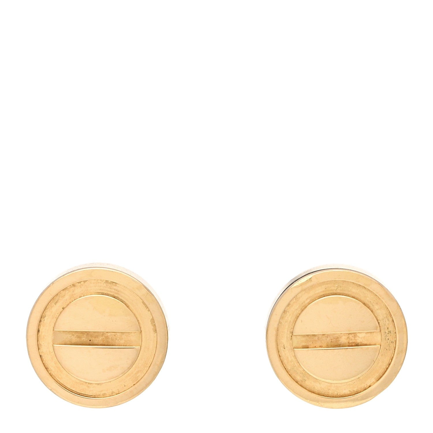 Cartier 18K Yellow Gold LOVE Earrings