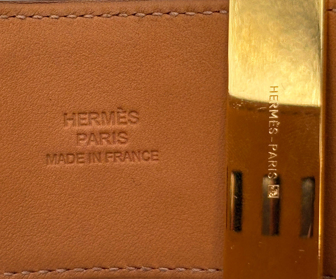 Hermes Collier de Chien Purple Leather Bracelet