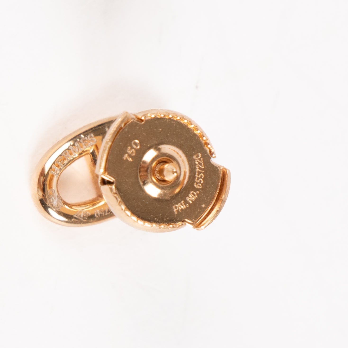 Hermès Yellow Gold Farandole Très Petit Modèle Earrings