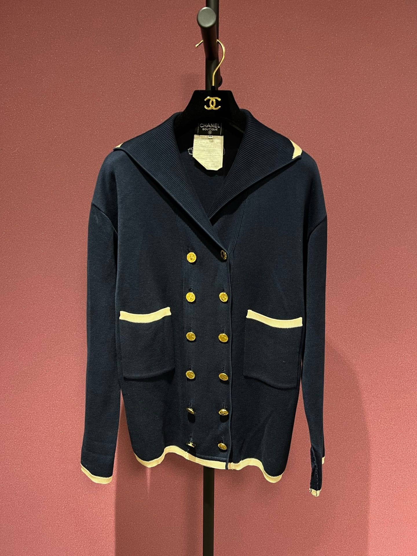 CHANEL 80s SAILOR CARDIGAN FT102133