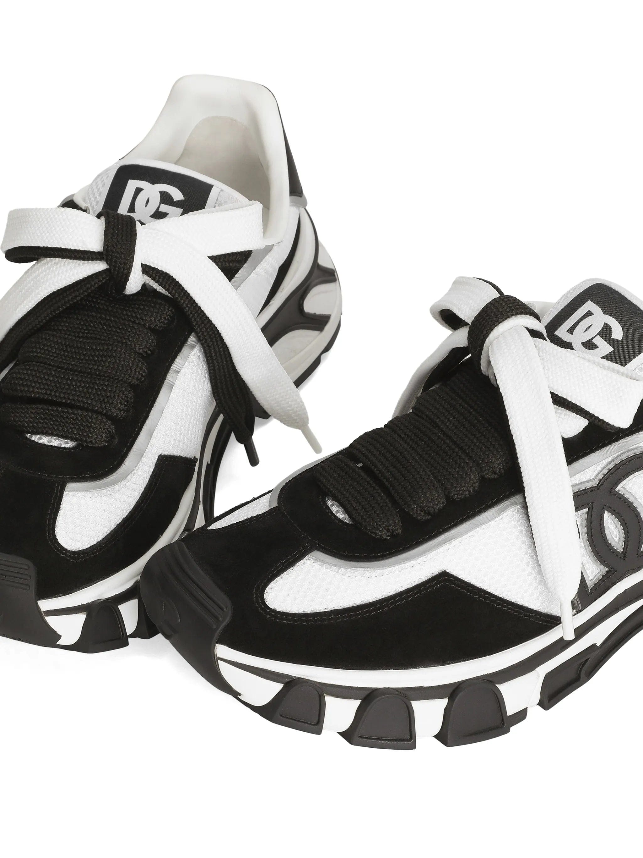 Dolce & Gabbana DG Country Road nylon and leather sneakers