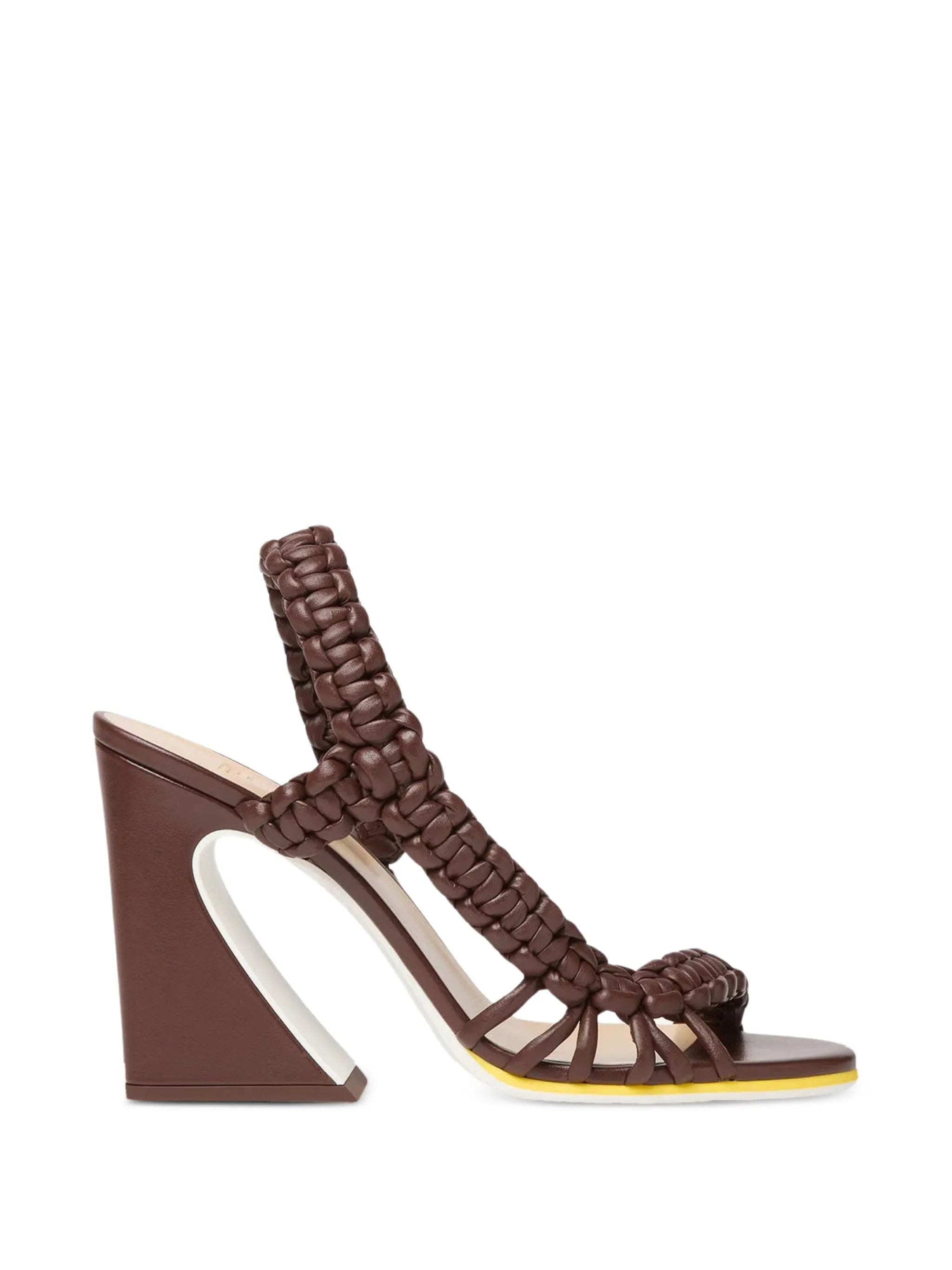 Fendi Arco braided sandals