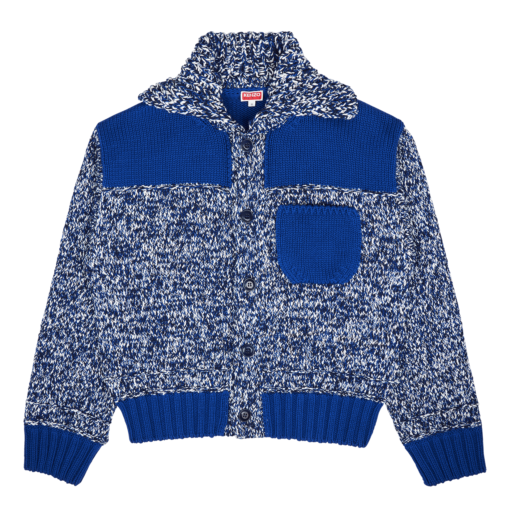 Kenzo Cardigan Kenzo Paris 3d Midnight Blue