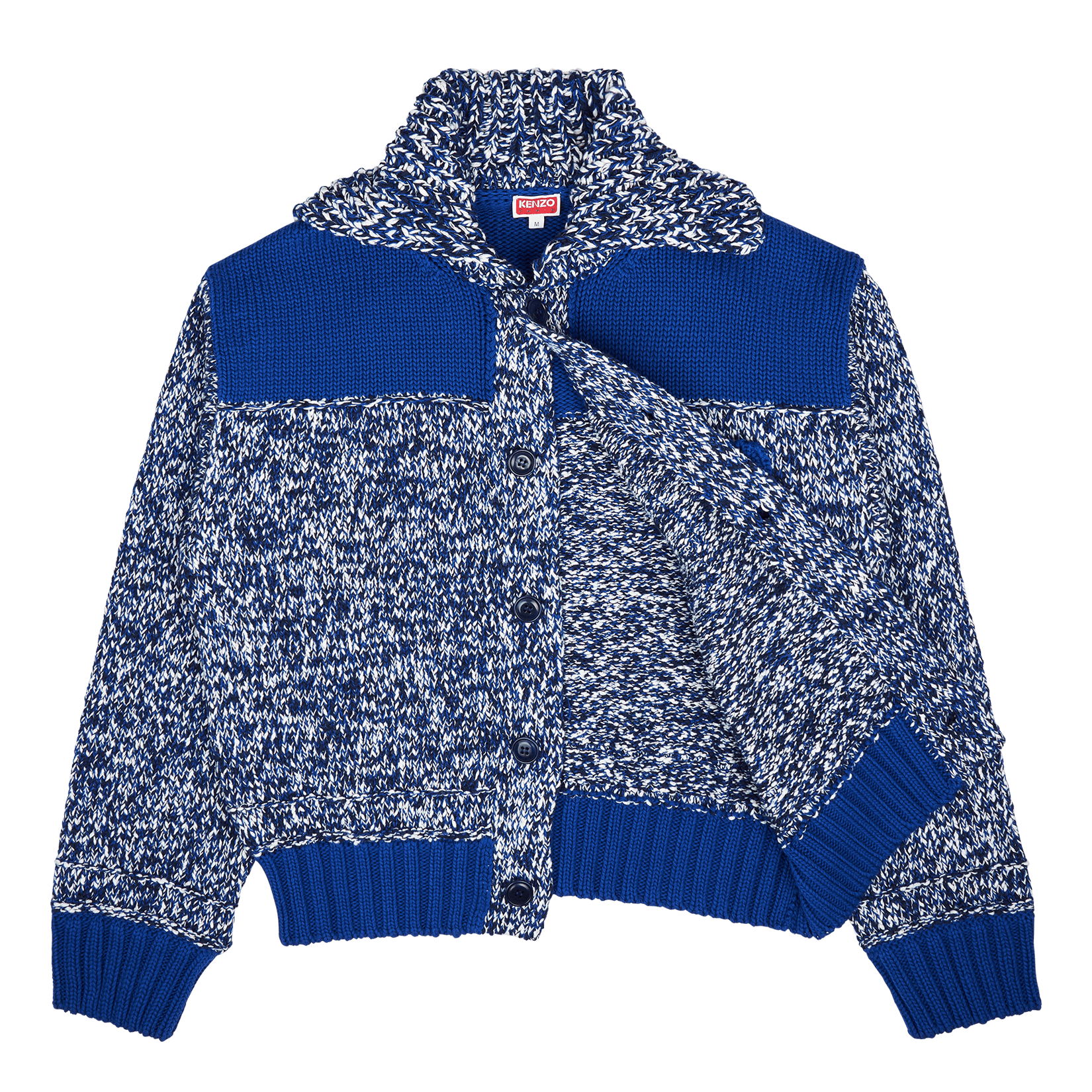 Kenzo Cardigan Kenzo Paris 3d Midnight Blue