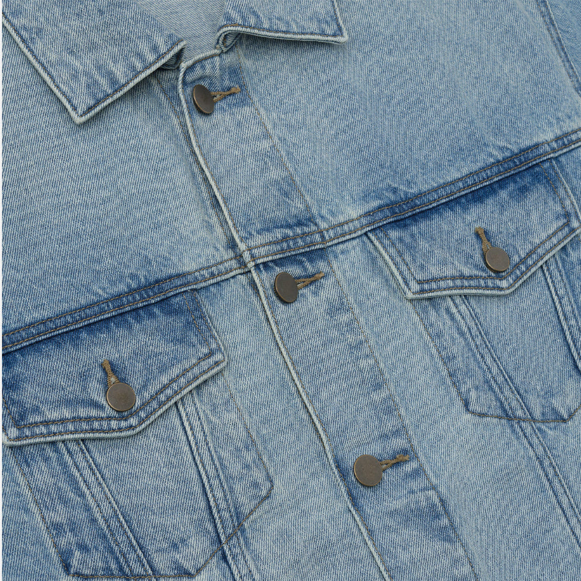 Fear of God Essentials CLASSIC DENIM JACKET - CLASSIC BLUE