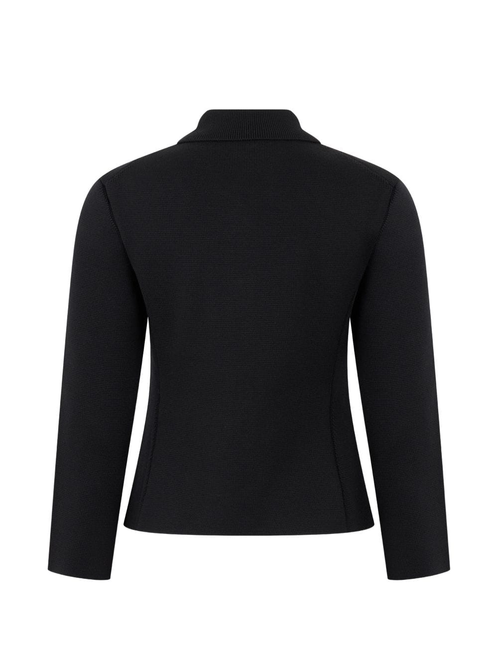 Saint Laurent Wool Button - Front Jacket — Black