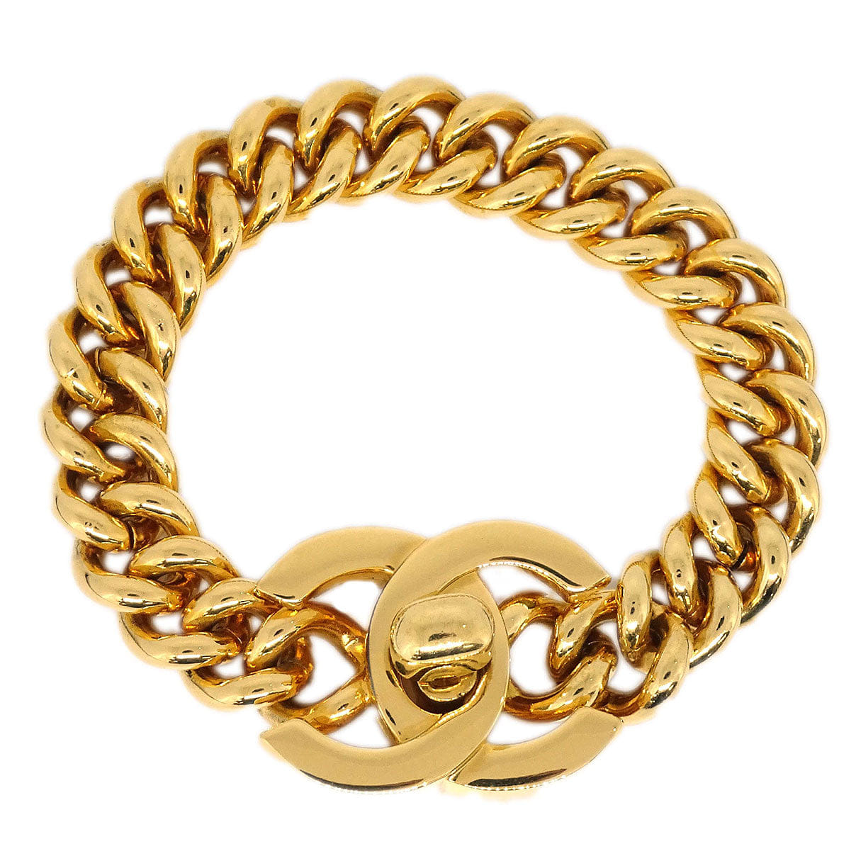 Chanel Turnlock Bracelet Gold 95A