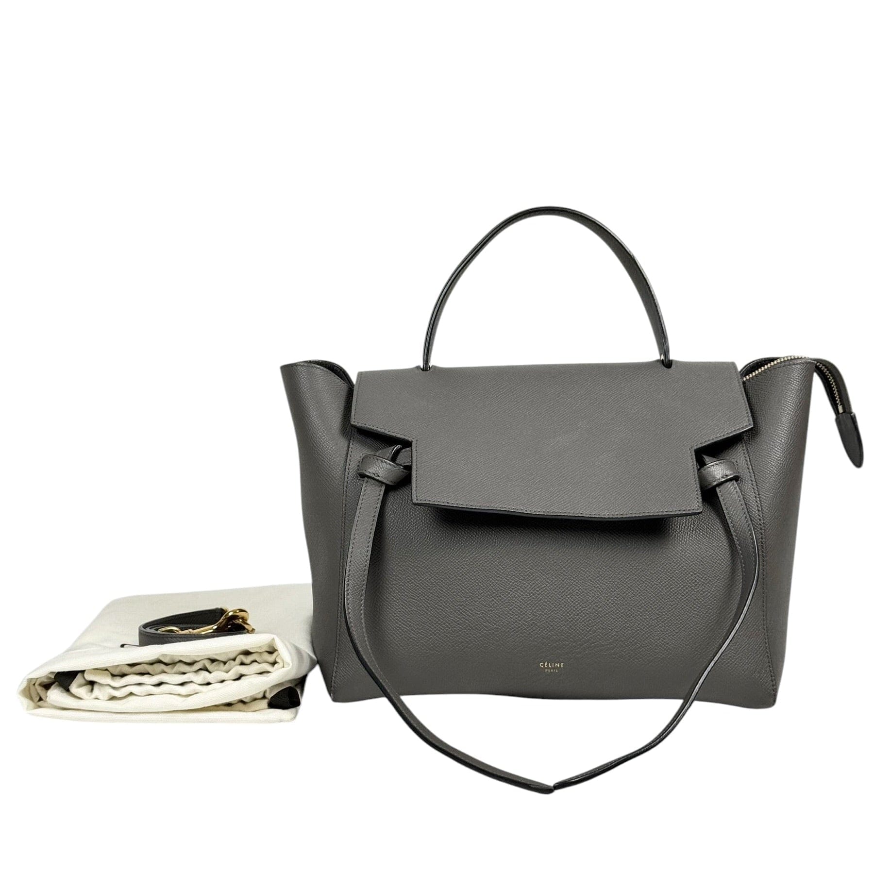 Celine Medium Grey Belt Bag