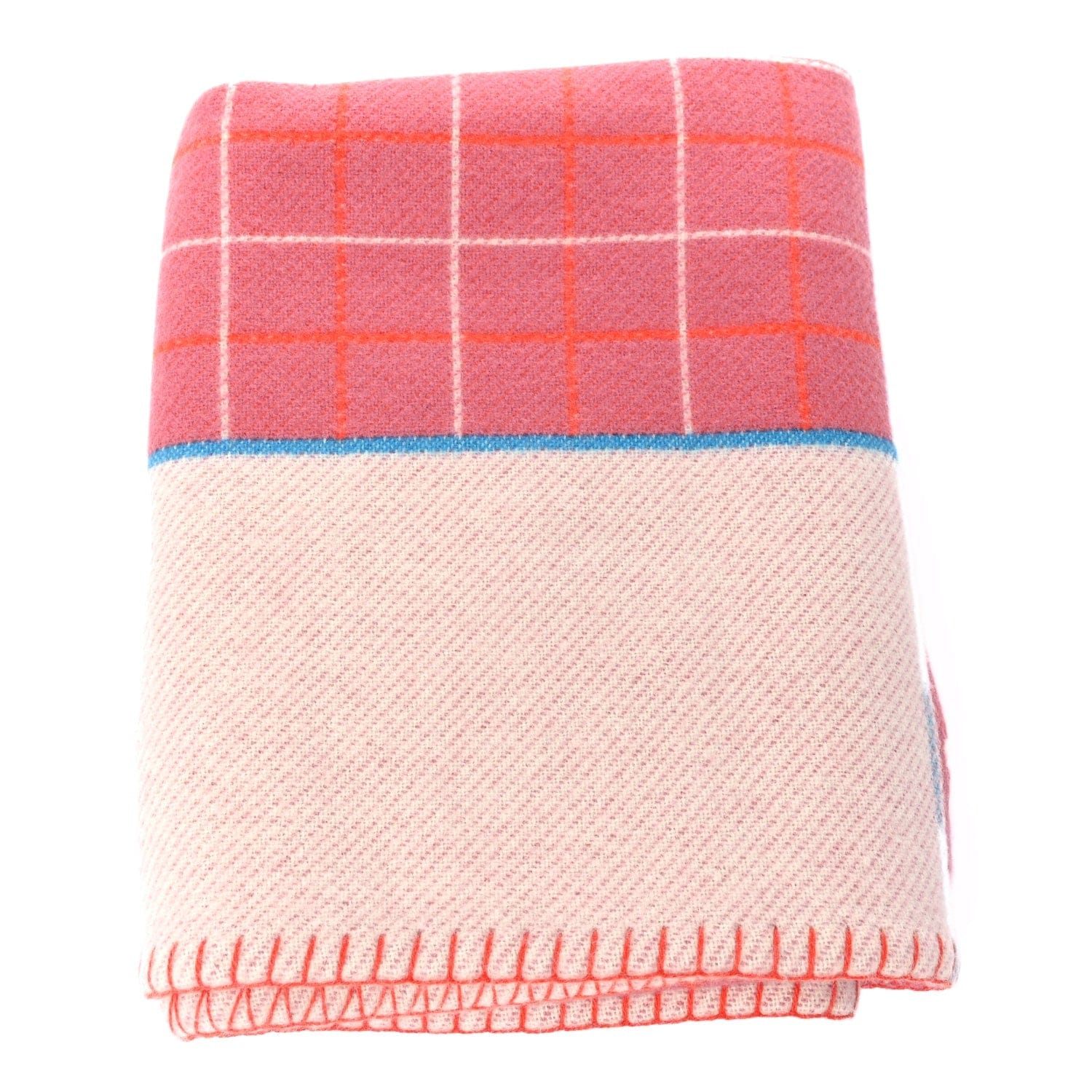 Hermes Wool Cashmere Avalon Passe - Passe Blanket Figue Figue