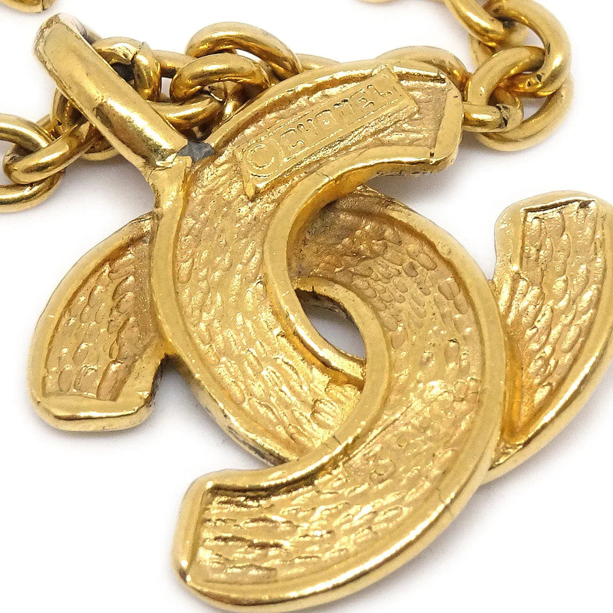 Chanel Quilted CC Chain Necklace 3858