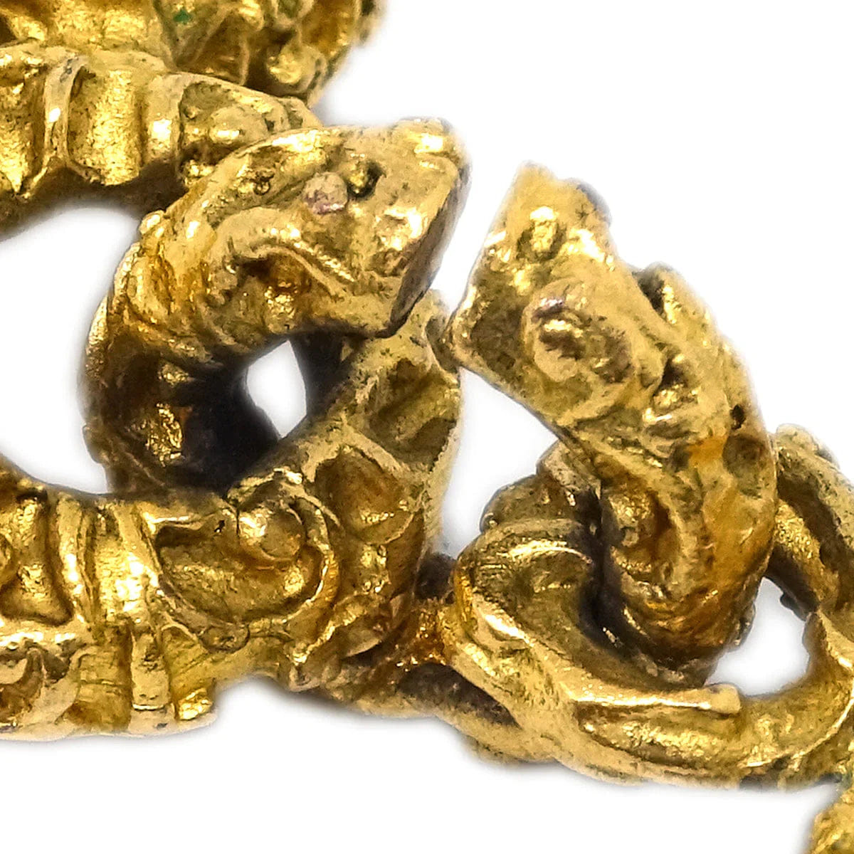 Chanel Dangle Earrings Clip - On Gold 93A
