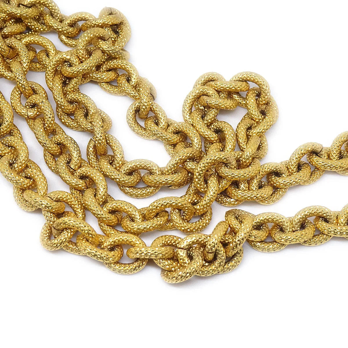 Chanel 1994 Gold Chain Pendant Necklace 6125/3052