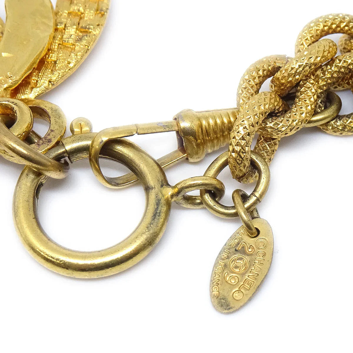 Chanel 1994 Gold Chain Pendant Necklace 6125/3052