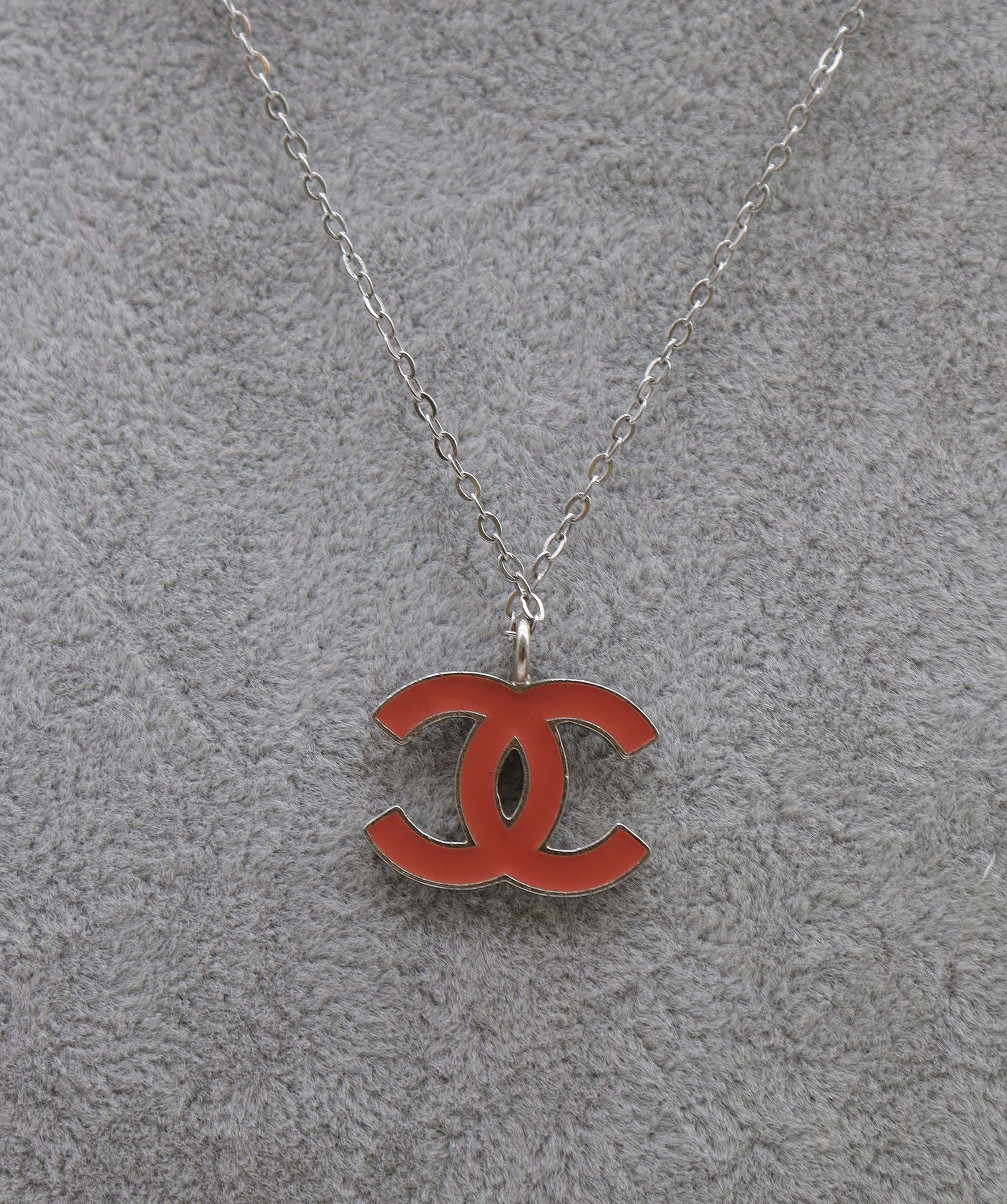 CHANEL VINTAGE NECKLACE COCOMARK ACCESSORY 04P DXBS2244