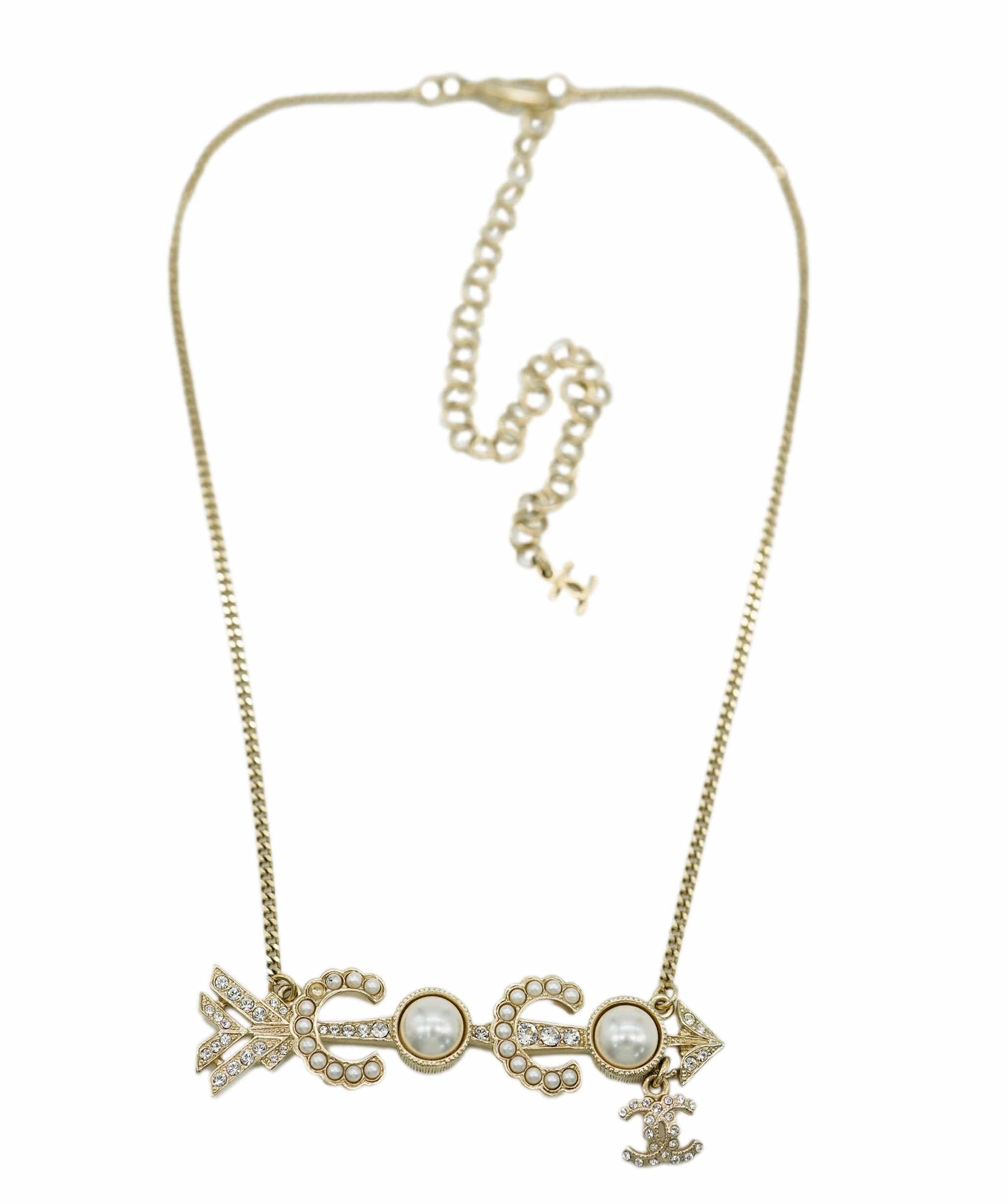 Chanel COCO Arrow Necklace ABL0041