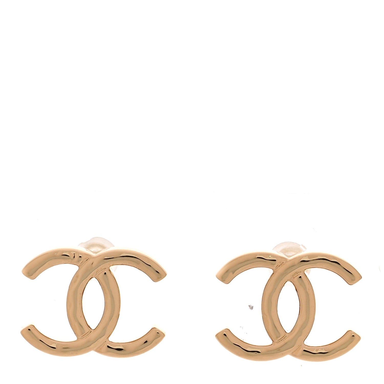 Chanel Metal Mini CC Earrings Gold