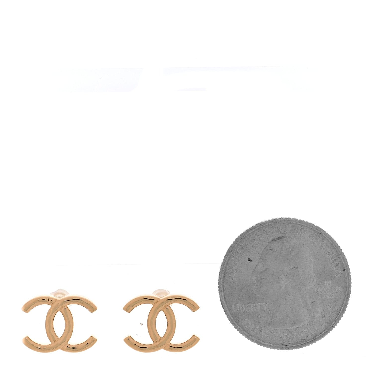 Chanel Metal Mini CC Earrings Gold