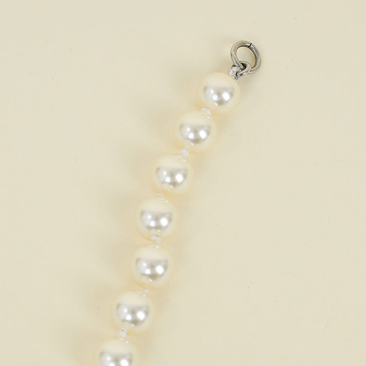 Chanel Ivory CC Pearl Long Necklace