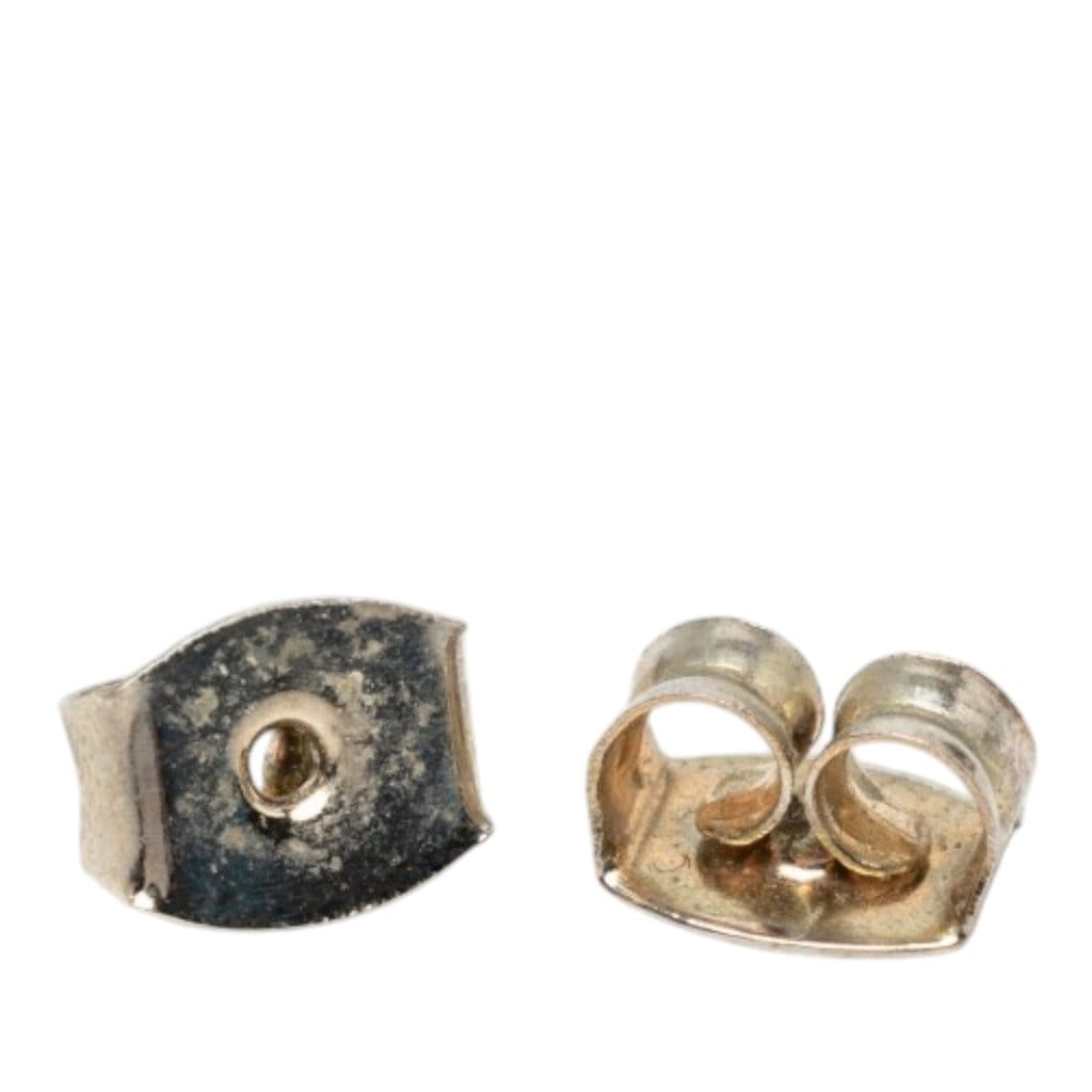 Chanel Gold Plated Strass and Faux Pearl Double CC Drop Push Back Earrings