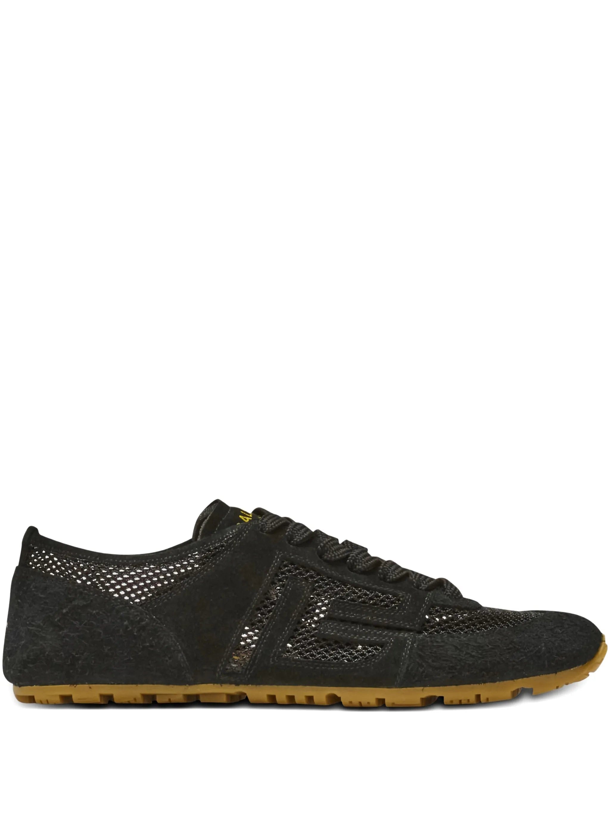 Balmain Racer 45 trainers in calfskin, suede and nylon