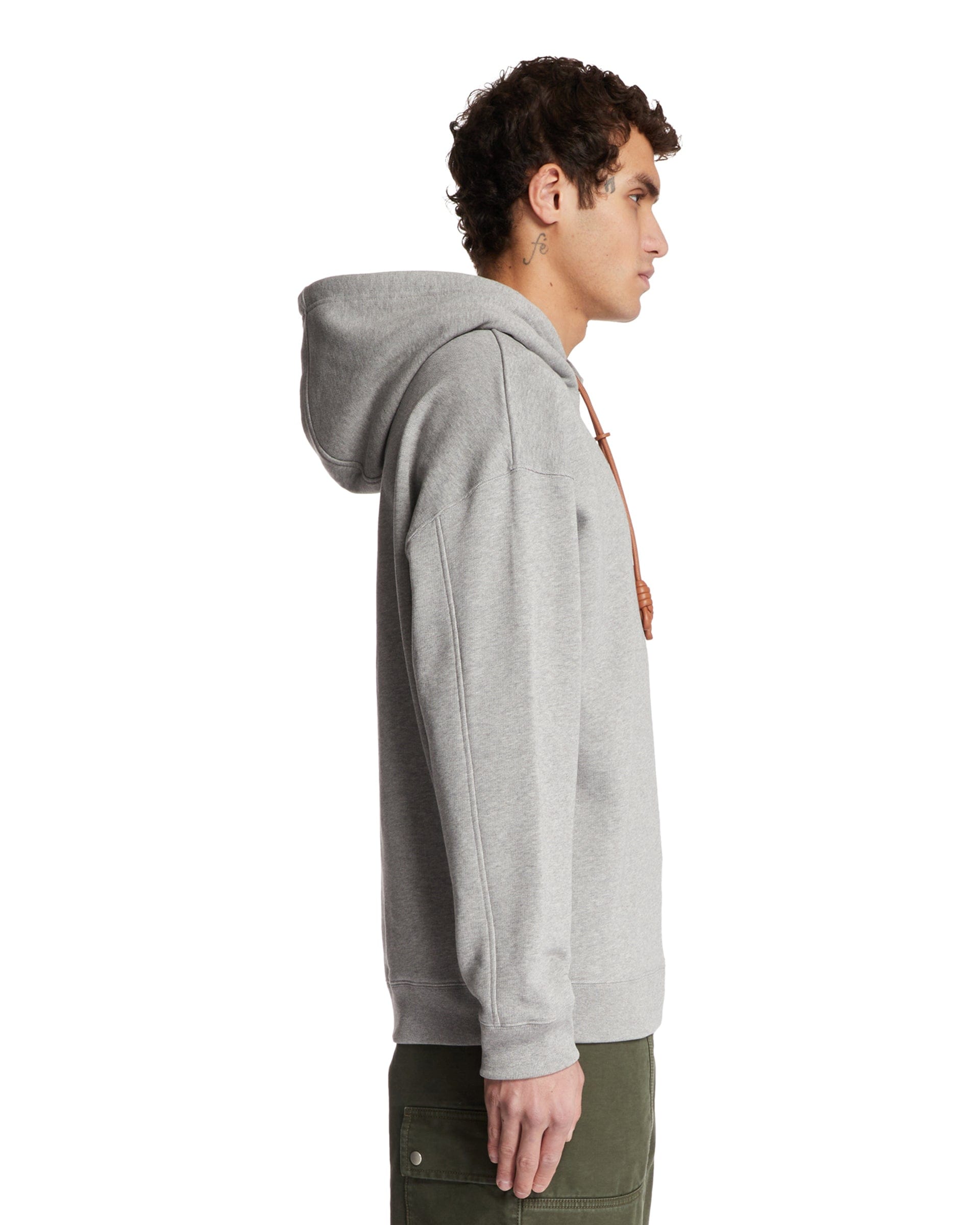 Loewe Felpa Con Cappuccio Grigia