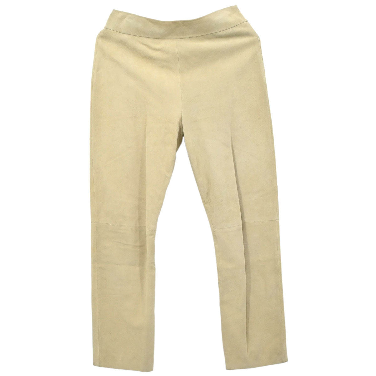 Loewe 2011 Long Pants Suede Beige #36