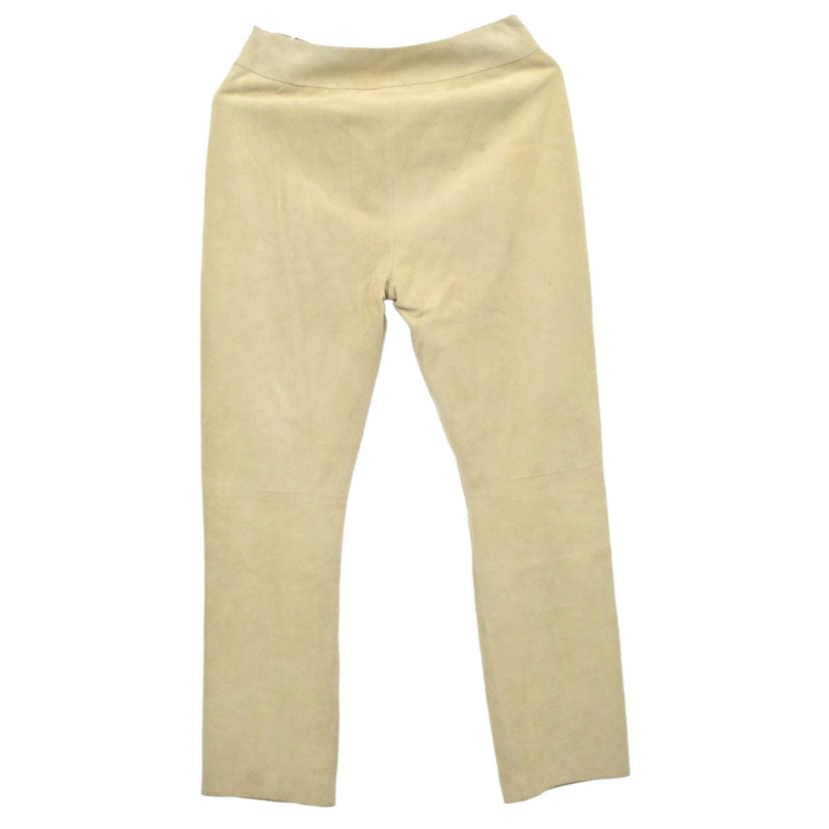 Loewe 2011 Long Pants Suede Beige #36