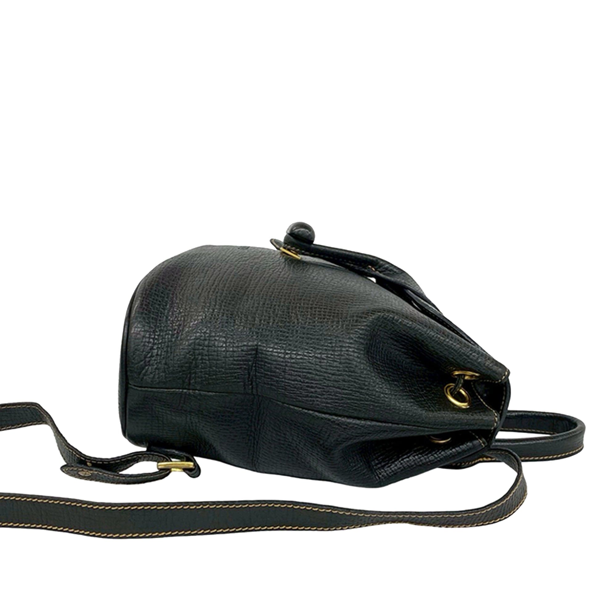 Loewe Textured Leather Toggle Flap Backpack